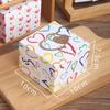 30 pezzi Scatole Regalo con Finestra a Forma di Cuore Scatole per Dolcetti di Carta Scatole per Confezioni Regalo a Cuore d'Amore Scatola per Imballaggio per Decorazioni Matrimoni Forniture per Feste di Compleanno