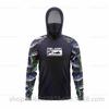 Ice silk fishing suit long-sleeved T-shirt hoodie quick-drying breathable sunscreen summer thin men