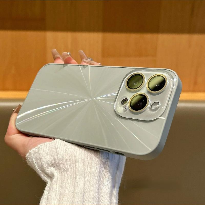 Husă colorată Aurora Apple 16PROMAX pentru telefon mobil, potrivită pentru iPhone15, cu model CD laser, mată, cu protecție completă.