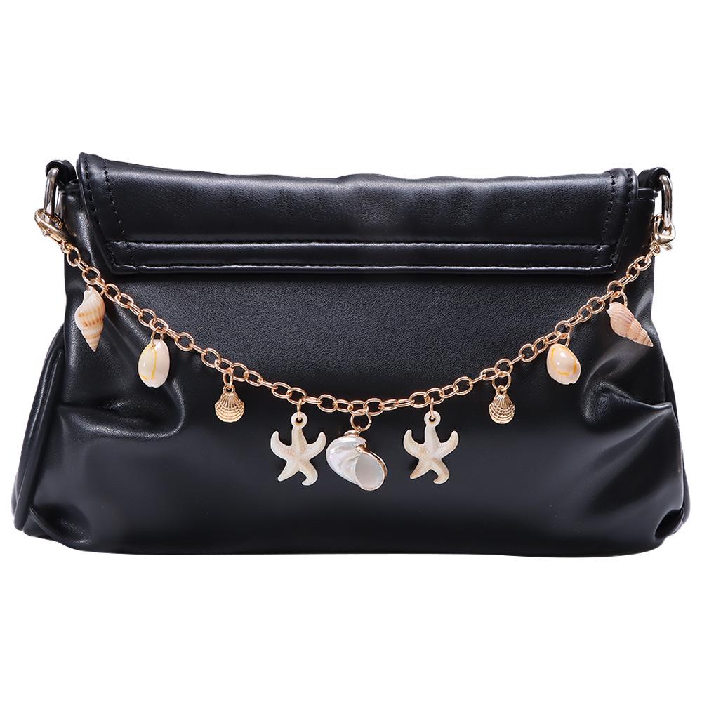 Bohemian Starfish & Seashell Pendant Bag Chain