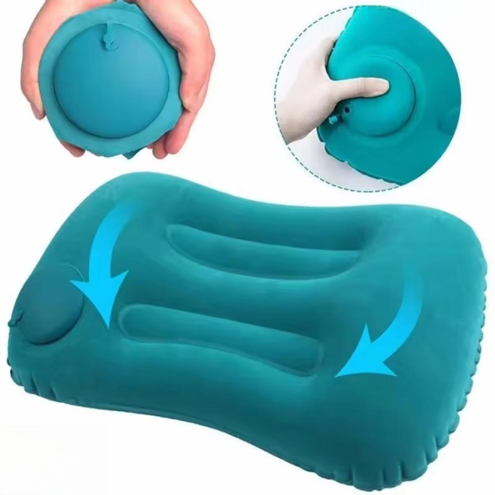 1/2pcs Foldable Inflatable Pillows Multifunction Neck & Waist Support Cushions for Office Car Camping Airplane Rest Air Pillow