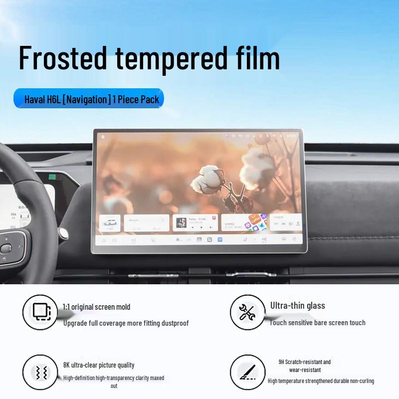 Tempered Film Screen Protector for 26 Haval H6L Navigation Models