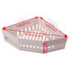 Triangular Shower Caddy Shelf Bathroom Corner Bath Rack Storage Holder Organizer