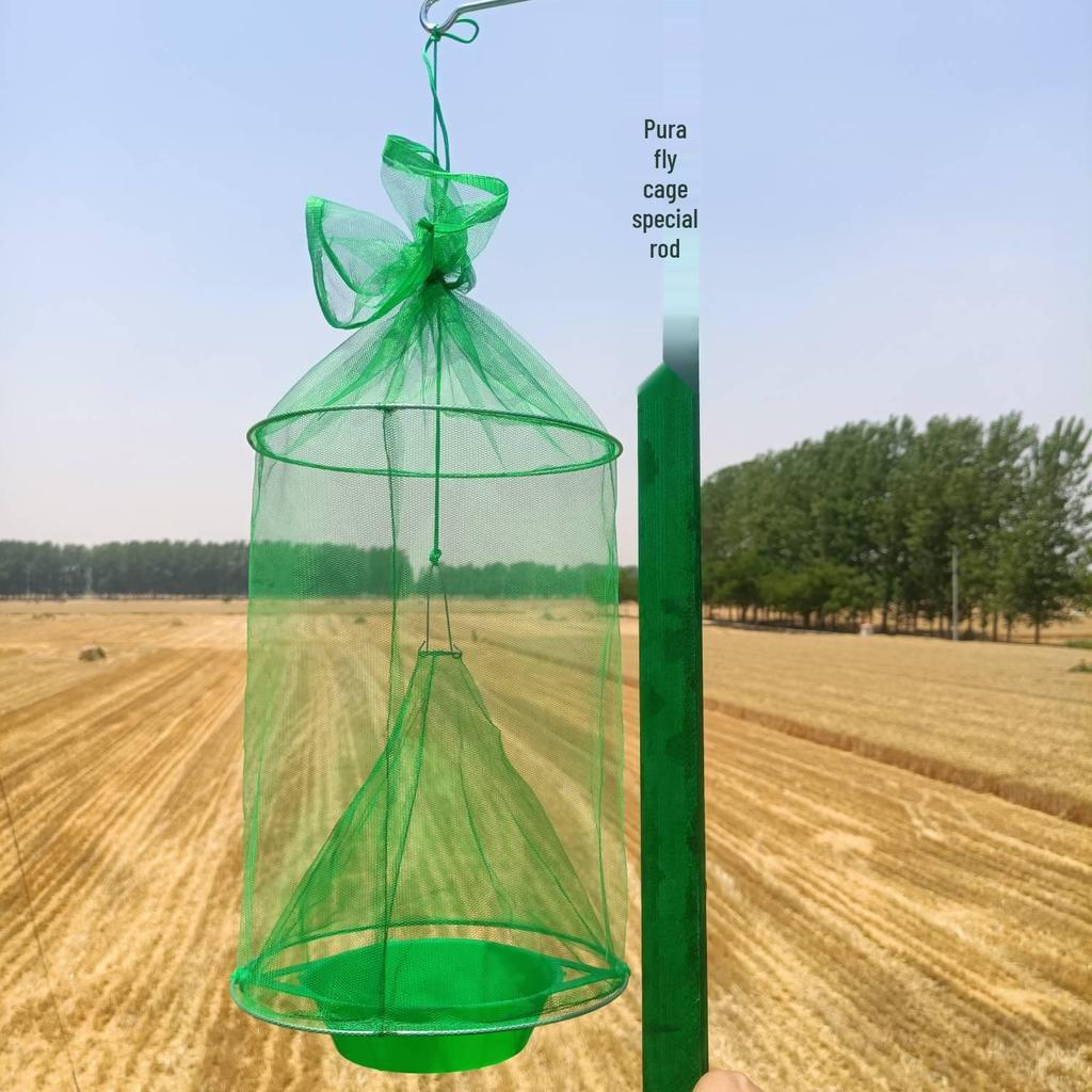 Hanging Outdoor Fly Trap Cage - Effective Fly Catcher & Killer