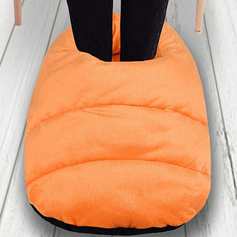 Electric Warmer For Feet USB Rapid Heating Pad For Feet Washable Foot Warmer Slippers Soft Cozy Foot Heat Wrap Winter Foot Pad
