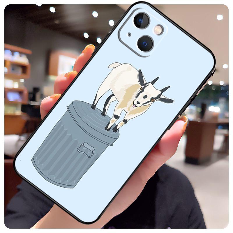 Cute Baby Pygmy Goat Case For iPhone 13 14 11 12 15 Pro Max X XR XS Max 7 8 Plus SE 2020 2022 14 Plus Back Cover