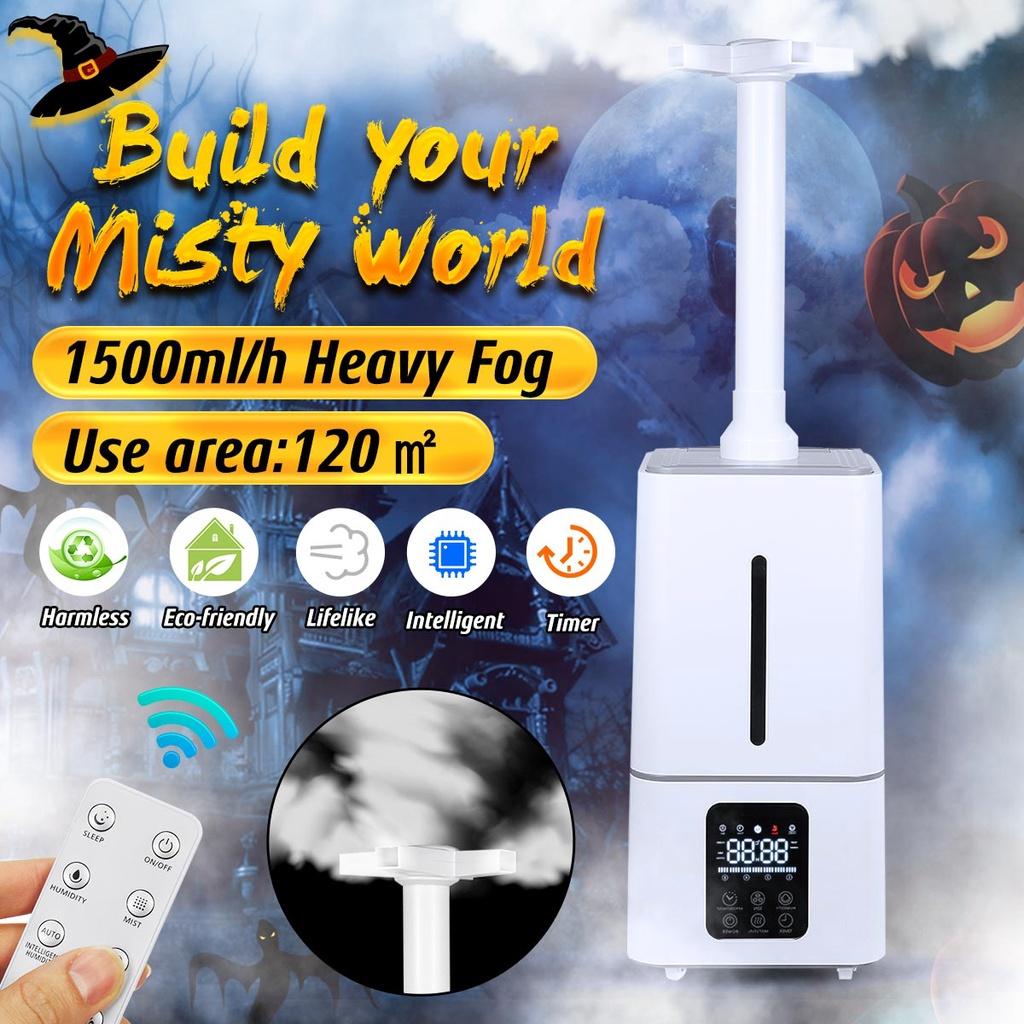 110-220V Industrial Humidifier Large Commercial Whole-House Style Home Industry Office Humidifier White 15L