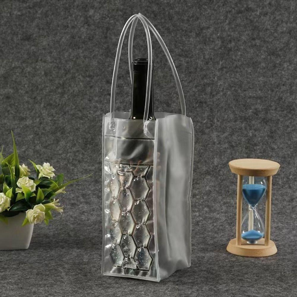 Isolierte Weinflaschenkühltasche Tragbare Rotwein-Handtasche Bier-Eiskühltasche Picknick