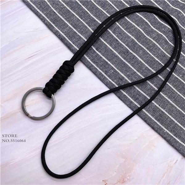 New Fashion Pendant Lanyards Necklace Keychain Phone Strap For Phone USB Holder Charms Keyring Buckle Rope Anti-slip Cord