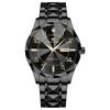 Men Watch Water Diamond Luxury Night Glow Double Calendar Quartz Movement 41mm Blue Gold Stainless Steel Fashion Business Watch