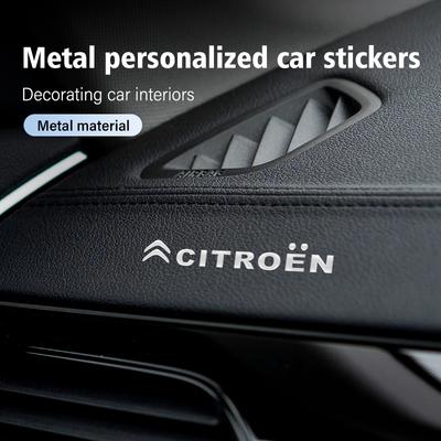 Autocollant Badge Décoratif Métallique 3D pour Voiture Autocollant Accessoires Intérieurs Pour Grand Berlingo Jumper Celysee Xsara Picasso