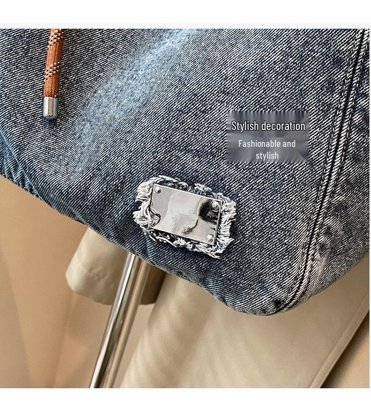 Γυναικεία Τσάντα Crossbody Tote από Τζιν Μεγάλης Χωρητικότητας – Μοντέρνα, Ευέλικτη, Απλό Σχέδιο