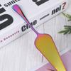 Stainless Steel Serrated Light Gold Baking Tool For Pizza Cake Cutting Kitchen Wedding Cake Shovel Baking Shovel Kitchen