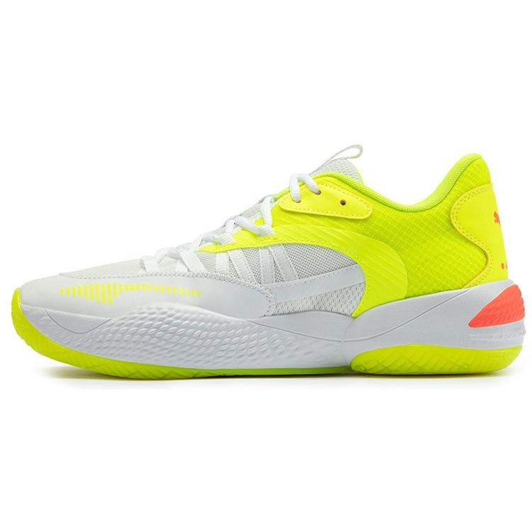 PUMA Court Rider 2.0 Glow Stick  White Lime Squeeze  Men s 377393-02 EU 42.5