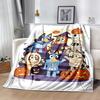 Halloween Costumes Bluey Blanket Durable Comfort Perfect for Chair Bedding Couch for All Seasons Digital Print Gift for Travel Home Birthdays