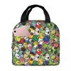 Birds Cockatiel Budgie Parrot Insulated Lunch Bag for Kids School Cooler Thermal Food Box Tote Leakproof Lunch Boxes Container