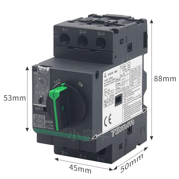 Three-Phase DC Motor Circuit Breaker Switch GV2-PM0832141021