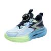 Boys Shoes 2025 Autumn New Children's Mesh Sports Shoes Knob Buckle Primary School Girls Casual Running Shoes