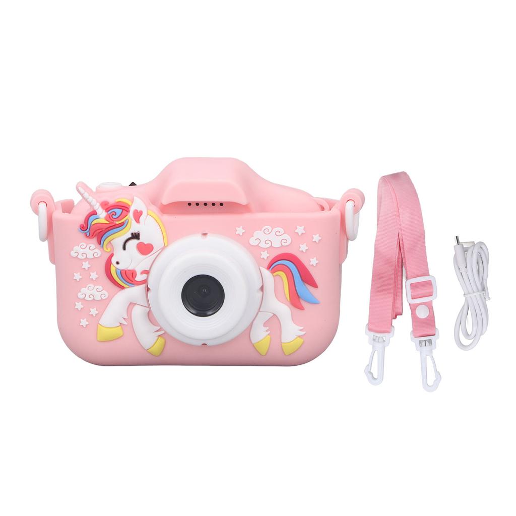 Kids Camera Toys Digital Photo Video Recording Camcorder Cute Cartoon Patterned Portable Camera for