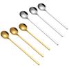 Food Grade Stainless Steel Spoons Honey Dessert Gift Mixing Spoon for Picnic Drinkware Tableware Kitchen Accessories