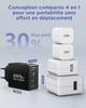 Chargeur - 40W - 4 Ports - Charge Rapide - Protection Système Multiple