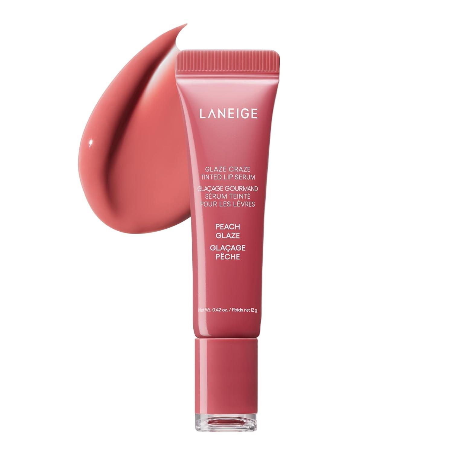 

Laneige Glaze Craze Тонована сироватка для губ 12г Peach Glaze