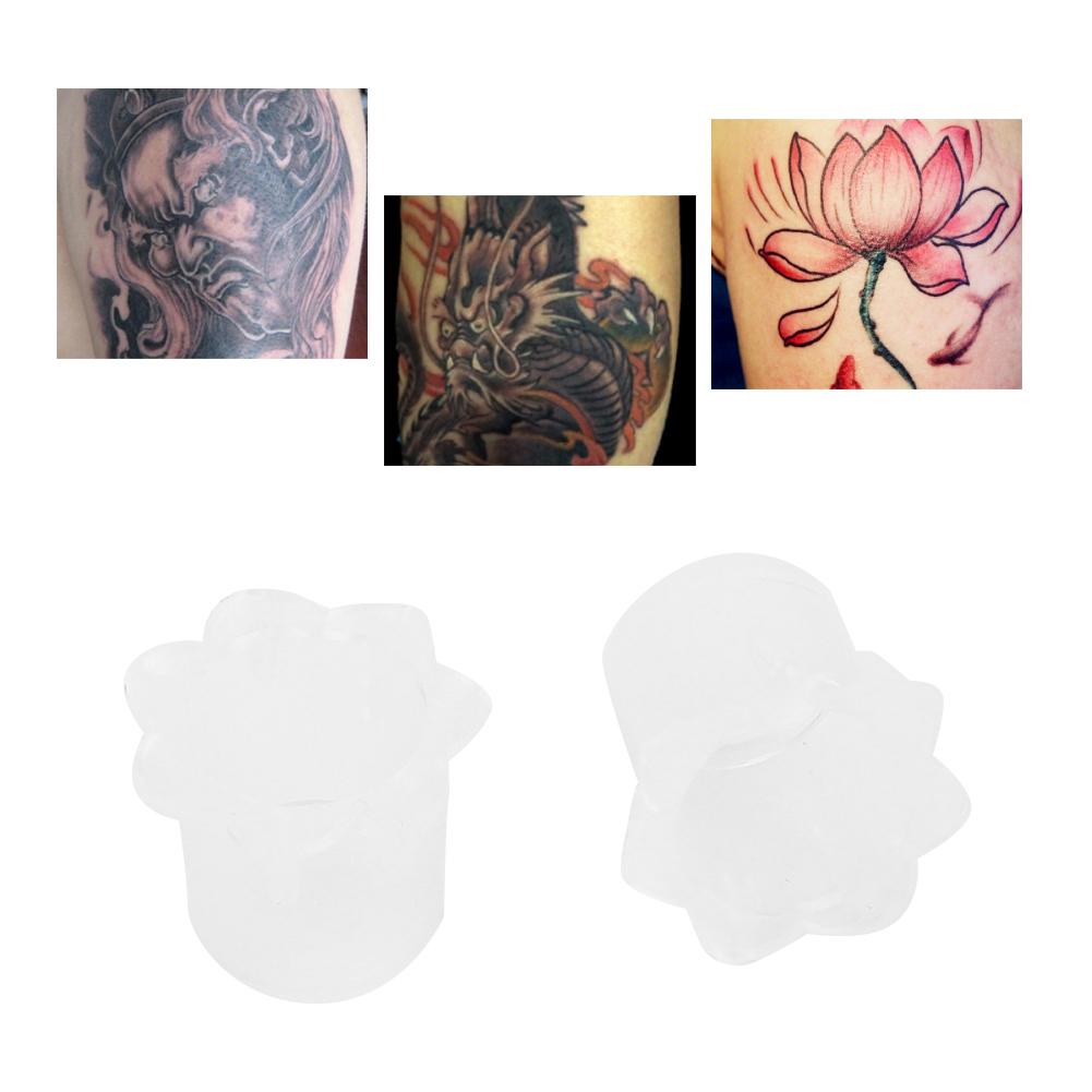 1000Pcs/Set Professional Feptagon Tattoo Ink Cup Plastic Tattoo Pigment Holder