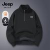 JEEP SPIRIT Men's Fleece Half-Zip Pullover Sweatshirt