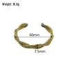 Chic Metal Twist Braid Open Bracelet - European & American Niche Design, Cold Temperament Style