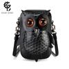 Pu Small Crossbody Bag For Women With Punk Style And Owl Design For Daily Use