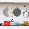 30cm simple solid color cat ear cotton rope placemat kitchen insulation and heat-resistant pad cotton thread pot mat cup mat