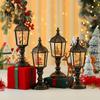 Christmas Resin Water-filled Luminous Display USB with Music, Snowflakes, Old Man, Christmas Tree Light Display, Christmas Gift