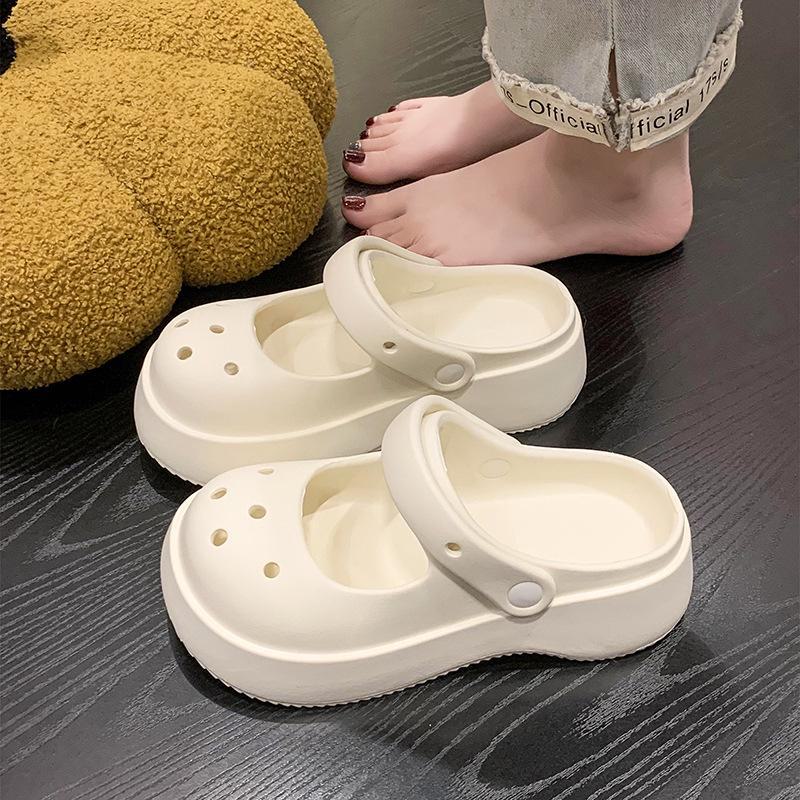 Women's Non-Slip Height-Increasing Summer Slippers - 2023 Soft-Soled Garden & Beach Shoes