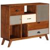 Sideboard 115x35x86 Cm Solid Acacia Wood