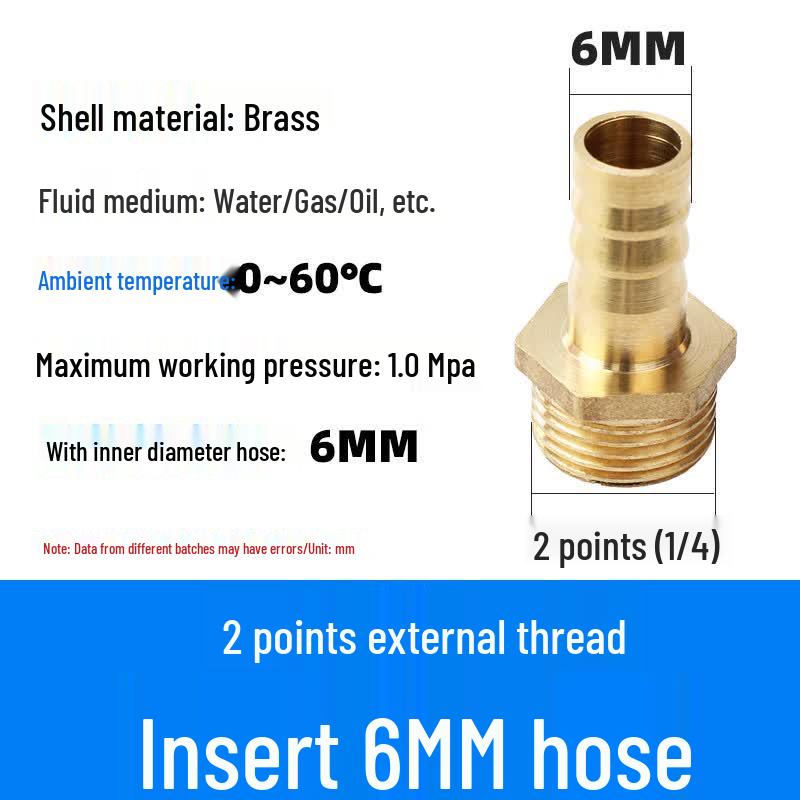 Brass Pagoda Hose Connector