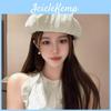 Elegant 2024 Summer Beret For Women Lightweight Breathable Eight-panel Cap In Solid Colors