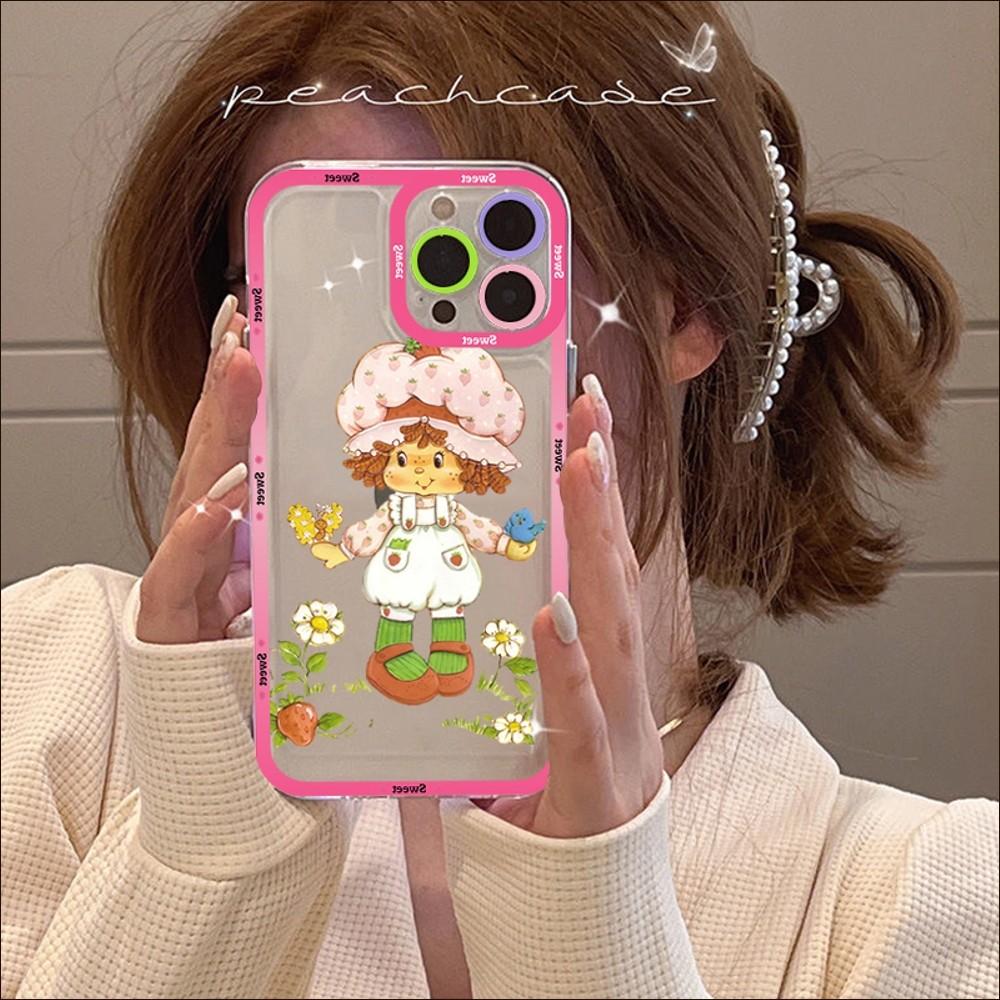 Husa de telefon Strawberry Shortcake pentru iPhone 14 13 12 11 Pro Max XS X XR SE 2020 6 7 8 Plus Mini Husa de protectie