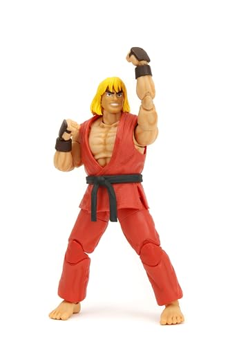 Street Fighter II 6-inch Ken Figure Action Figure Toy for Kids and Adults