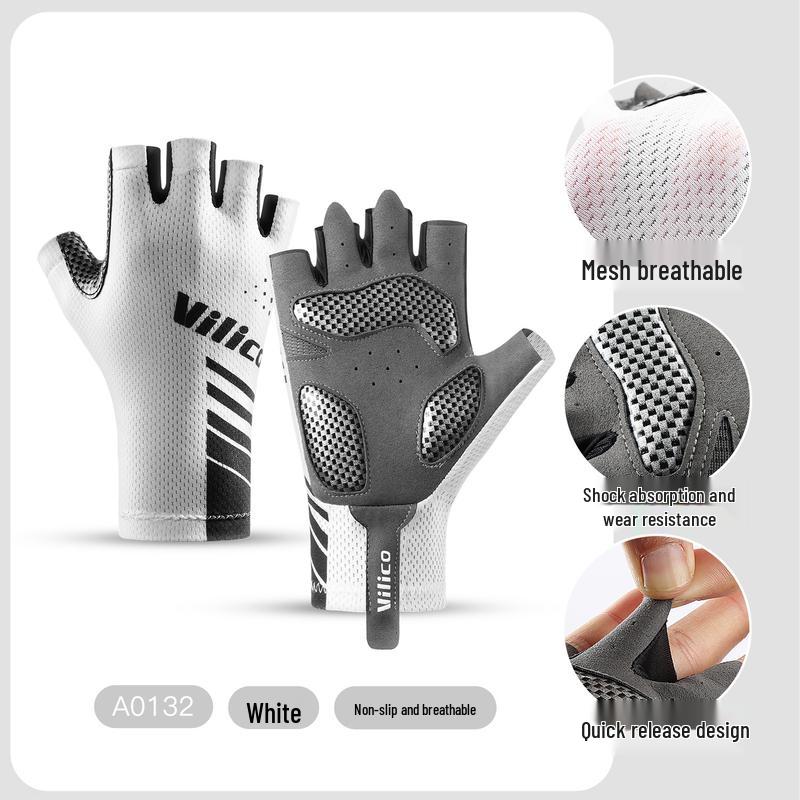 Qi Shenyi Outdoor Road Cycling Half-Finger Gloves