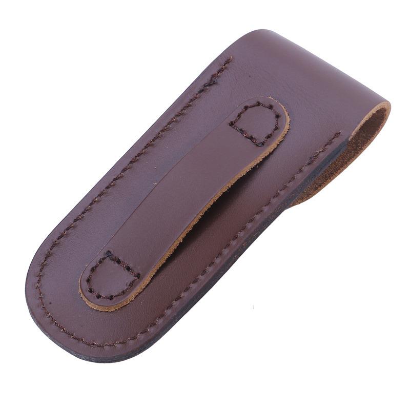 Fashion Outdoor Tool Fold Knife Flashlight Holder Leather Sheath Carry Belt Loop Pocket Hunt Camp Case Multi Holster Pouch Bag