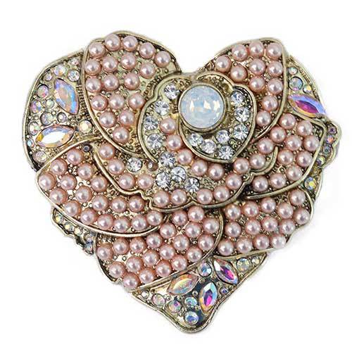 Vintage módní design smaltovaná brož Cthulhu Klasický křišťálový odznak palácového kříže