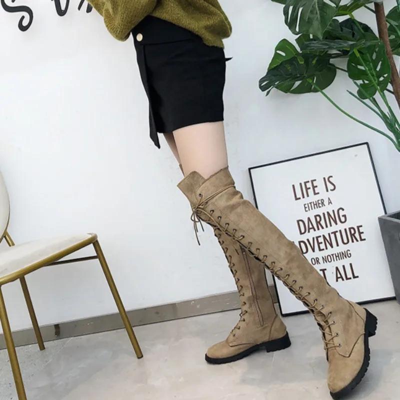 Fashion Elastic Thigh High Knee Shaft Shoes Woman New In Above Over The Long Boots for Women Fashion 2024 Pu Winter Novelty Waterproof