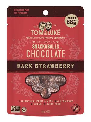 Tom & Luke Cookie Time Japan Tom & Luke Fruit & Nut Chocolate Snack Ball Dark Strawberry 88g X 3 Bags