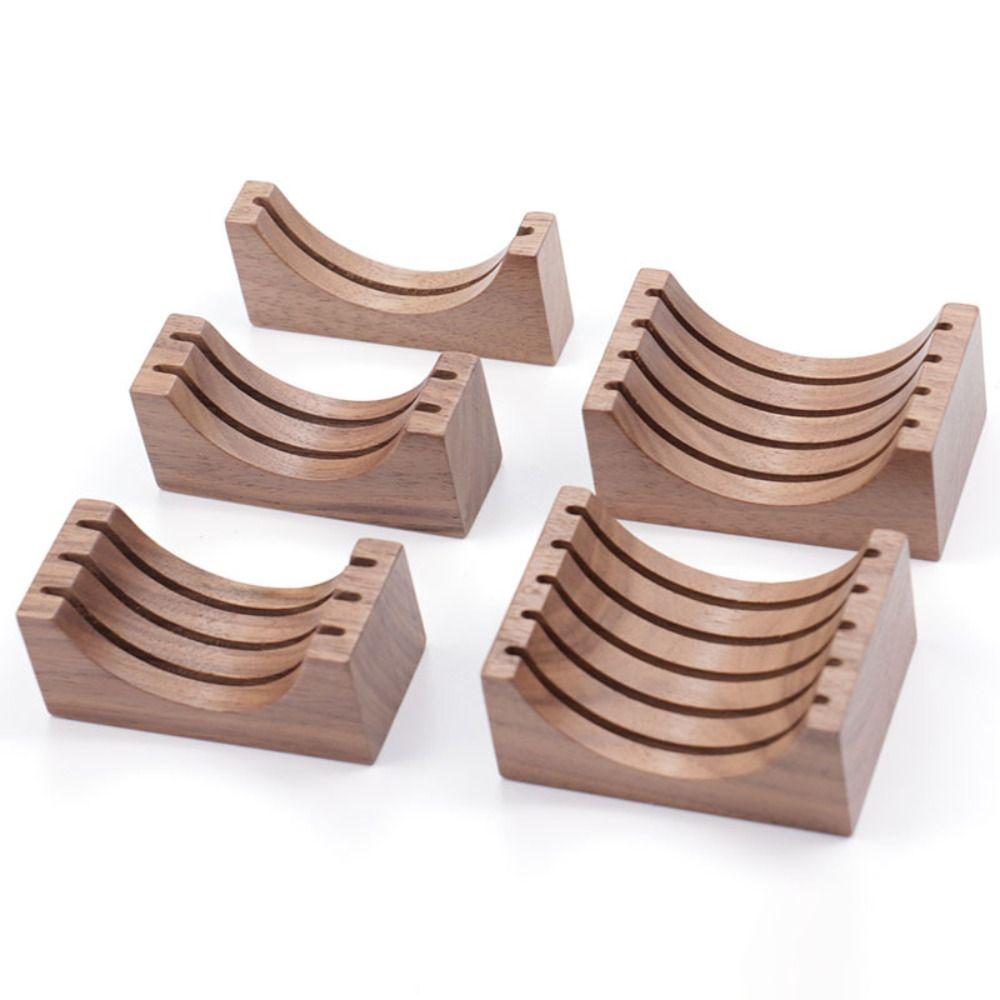 51MM/53MM/58MM Espresso Filter Storage Rack Wooden Coffee Puck Screen Stand Universal