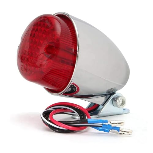 

SZYUMO Универсальный 12V Мотоциклетный Задний Фонарь Светодиодный Ретро Металлический Задний Стоп-сигнал Восстановленный Задний Фонарь Задний Стоп-сигнал Габаритный Огонь