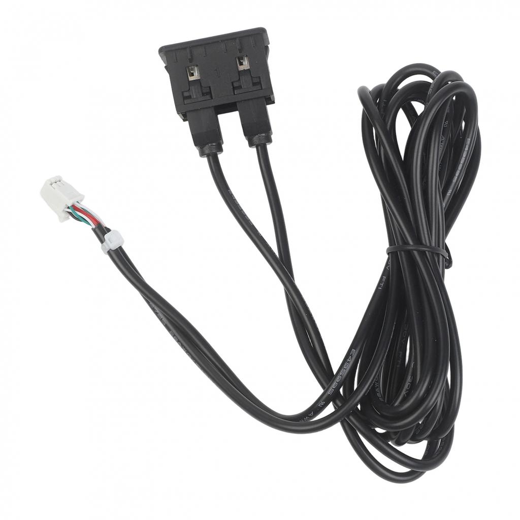 6 Pin USB Port Car Navigation USB Interface Dual USB Panel 6-pin Connector