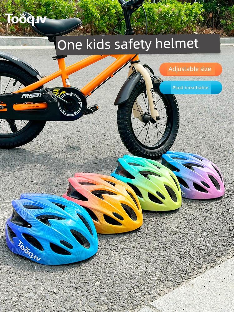 Tooquv Bicycle Helmets for Children Boy Cycling Helmet Girl Bicycle Mountain Bike Helmet Cycling Fixture