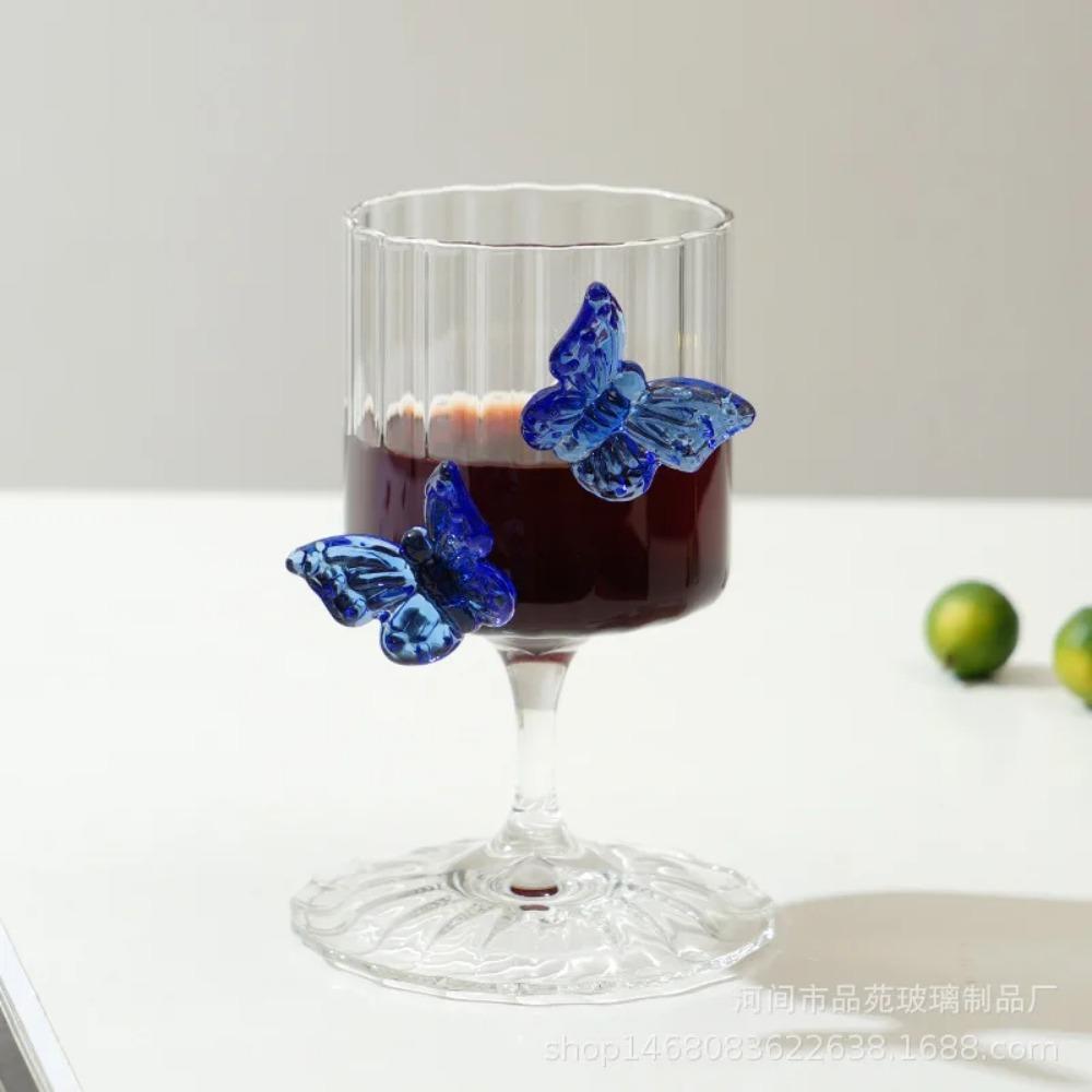 

3D Скульптура Бабочка Стеклянный Чайник Высокоборосиликатное Стекло Чайный Стакан Стаканы Чайная Посуда LoverTea Наборы Чайник Чашка для Воды Бутылка 301-400ml
