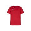 Kinder Logo Aufdruck Sport Fußball Kurzarm T-Shirt Kinder t-shirts Rot 21600509-600
