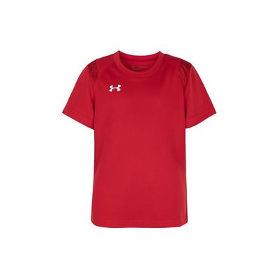 Kids Logo Print Sports Football Short Sleeve T-Shirt Kids T-shirts Red 21600509-600